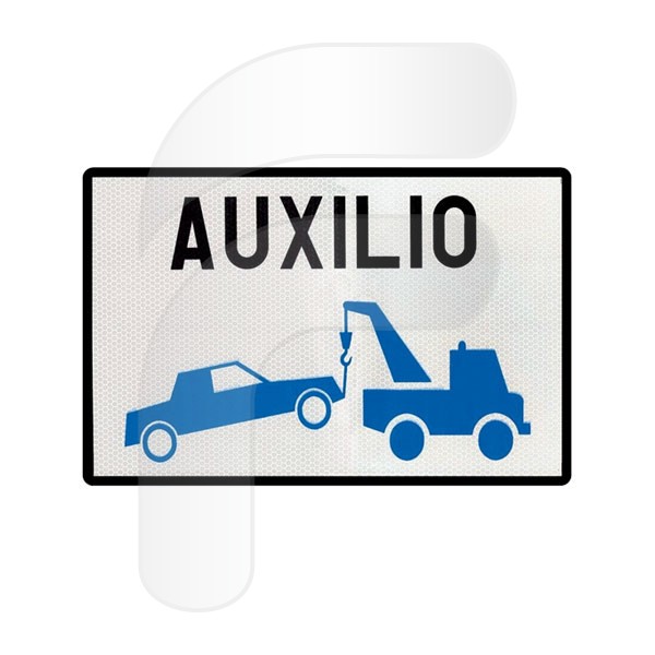 SPECIAL LOADS ROAD AID SIGN PLATE